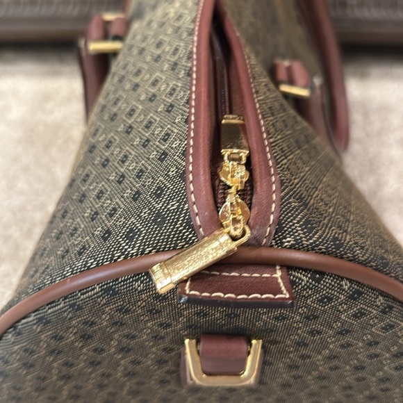 Hartmann Wings Jacquard Diamond Pattern Weekender Duffel Bag - Picture 4 of 9